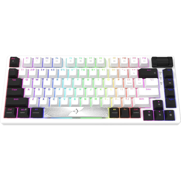 Tastatura Gaming Mecanica AQIRYS Adara Mini, USB, Layout US, alb WALTI