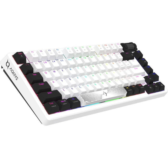 Tastatura Gaming Mecanica AQIRYS Adara Mini, USB, Layout US, alb WALTI