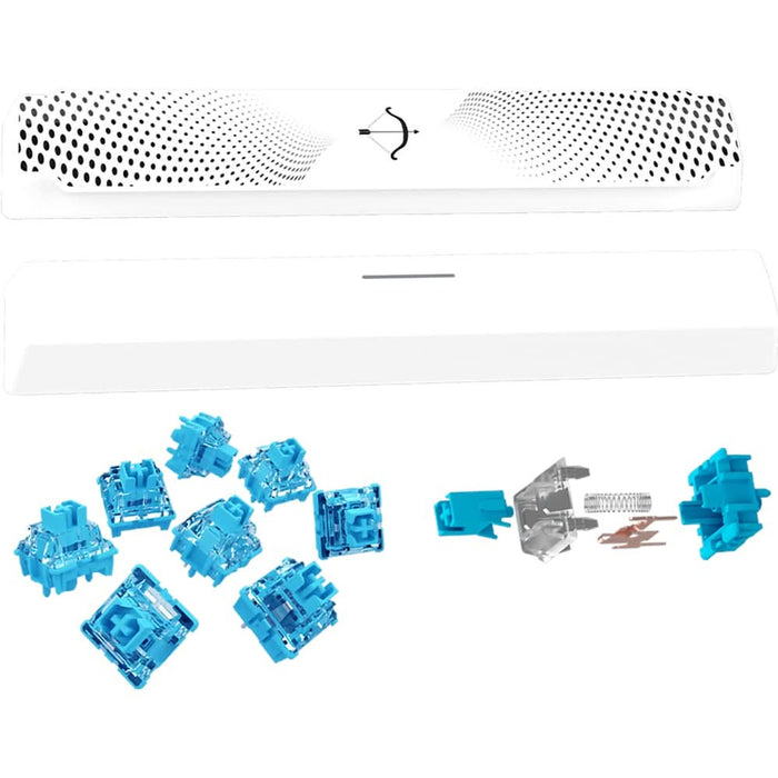 Tastatura Gaming Mecanica AQIRYS Adara Mini, USB, Layout US, alb WALTI