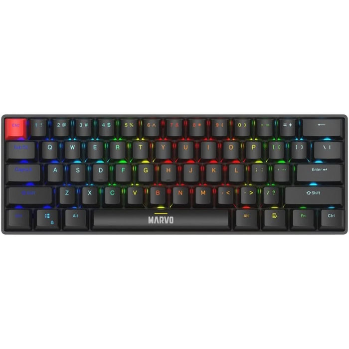 Tastatura Gaming Mecanica MARVO KG933G, USB, Layout US, negru WALTI