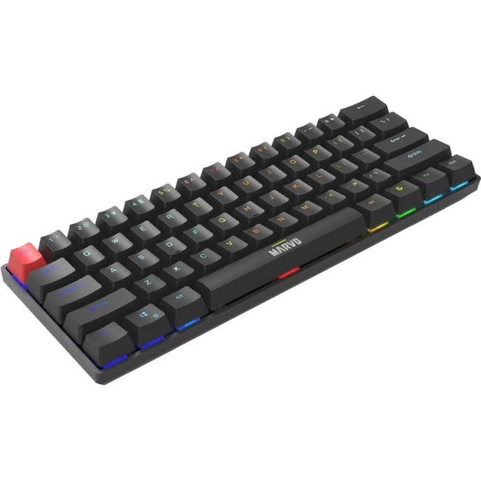 Tastatura Gaming Mecanica MARVO KG933G, USB, Layout US, negru WALTI