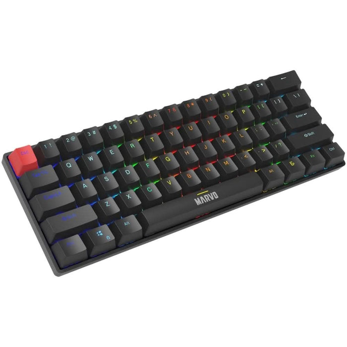 Tastatura Gaming Mecanica MARVO KG933G, USB, Layout US, negru WALTI
