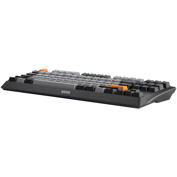 Tastatura Gaming Mecanica MARVO KG980B TKL, USB, Layout US, negru WALTI