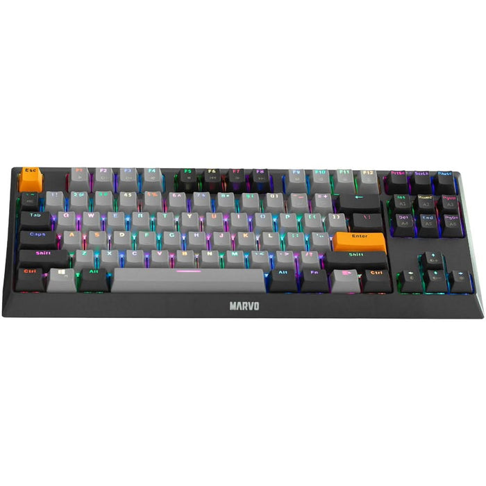 Tastatura Gaming Mecanica MARVO KG980B TKL, USB, Layout US, negru WALTI