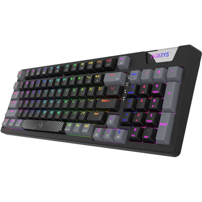 Tastatura Gaming Mecanica AQIRYS Adara, USB, Layout US, negru WALTI