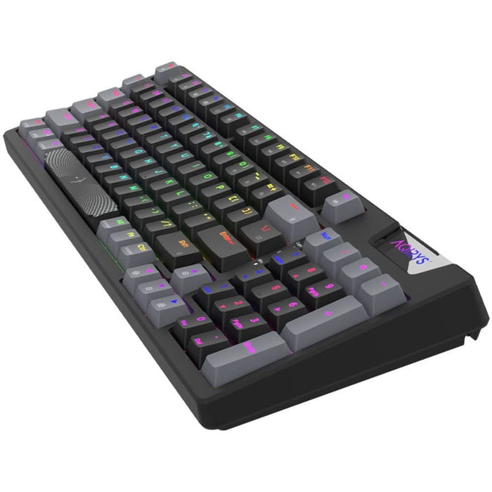 Tastatura Gaming Mecanica AQIRYS Adara, USB, Layout US, negru WALTI