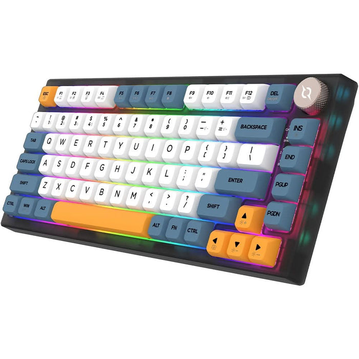 Tastatura Gaming Wireless mecanica AQIRYS Libertas, Bluetooth, Layout US, negru WALTI