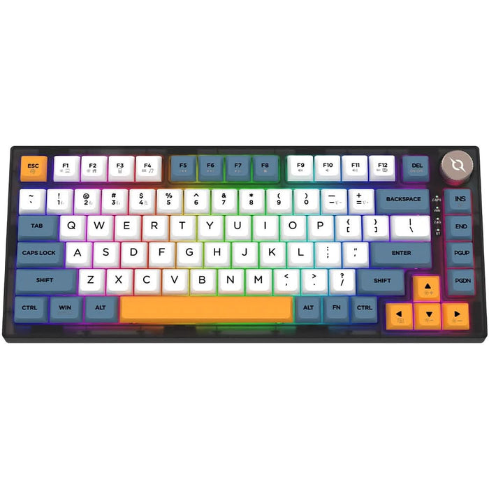 Tastatura Gaming Wireless mecanica AQIRYS Libertas, Bluetooth, Layout US, negru WALTI