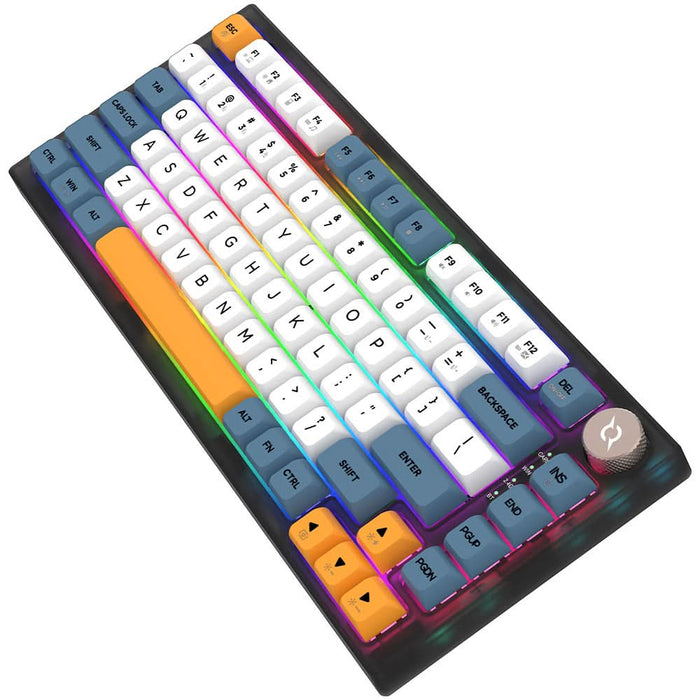 Tastatura Gaming Wireless mecanica AQIRYS Libertas, Bluetooth, Layout US, negru WALTI