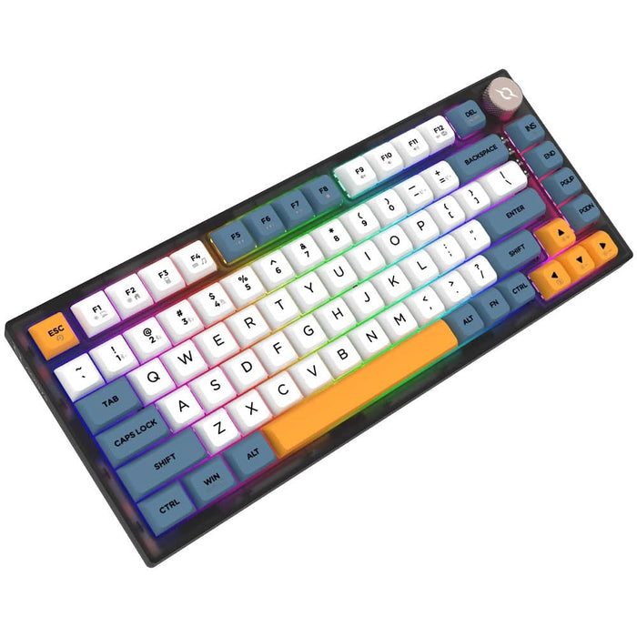 Tastatura Gaming Wireless mecanica AQIRYS Libertas, Bluetooth, Layout US, negru WALTI