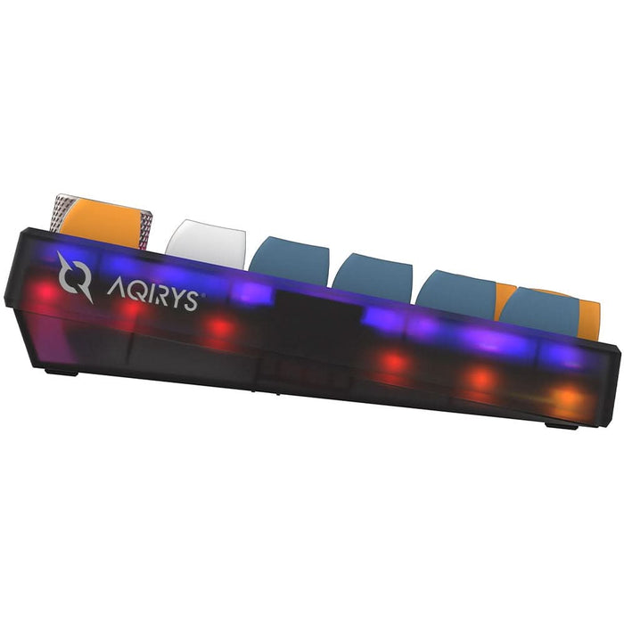 Tastatura Gaming Wireless mecanica AQIRYS Libertas, Bluetooth, Layout US, negru WALTI