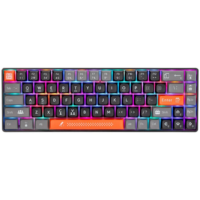 Tastatura Gaming Wireless mecanica MARVO KG902W, Bluetooth, USB, Layout US, negru WALTI