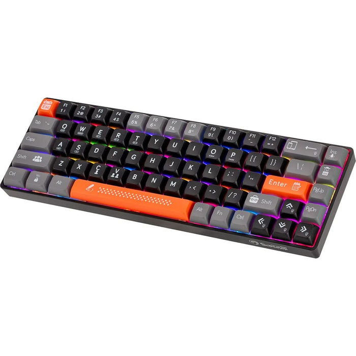 Tastatura Gaming Wireless mecanica MARVO KG902W, Bluetooth, USB, Layout US, negru WALTI