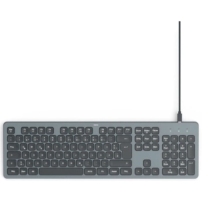Tastatura cu fir HAMA CK-400, USB, Layout US, negru WALTI
