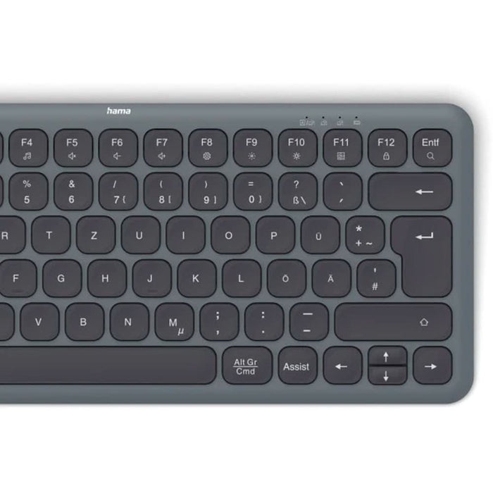 Tastatura Wireless HAMA WK-500, USB, Bluetooth, Layout US, negru WALTI