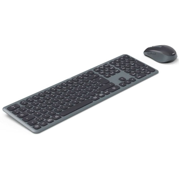 Kit tastatura si mouse Wireless HAMA WKM-550, USB, Bluetooth, Layout US, negru WALTI