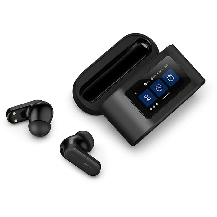 Casti PHILIPS TAT6000BK/00, True Wireless, Bluetooth, In-ear, Microfon, Noise Cancelling, negru WALTI