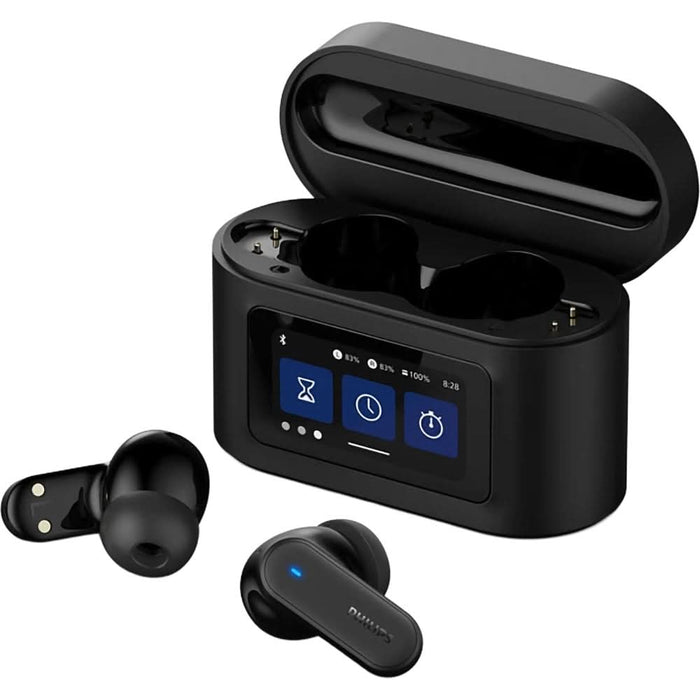 Casti PHILIPS TAT6000BK/00, True Wireless, Bluetooth, In-ear, Microfon, Noise Cancelling, negru WALTI