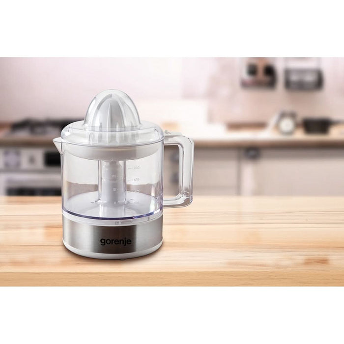 Storcator citrice GORENJE CJ30E, 0.8l, 30W, 1 treapta viteza, alb-argintiu WALTI