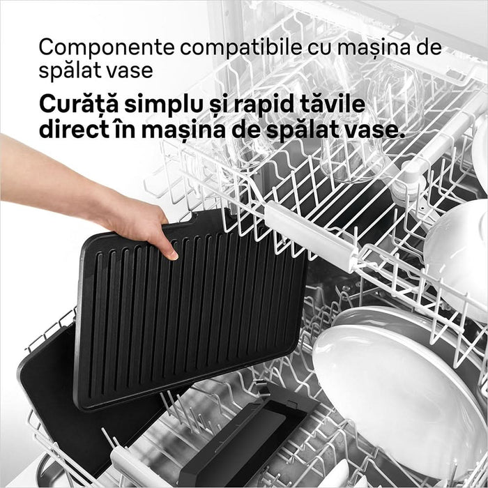 Gratar electric BRAUN MultiGrill CG7020, 2000W, argintiu-negru WALTI
