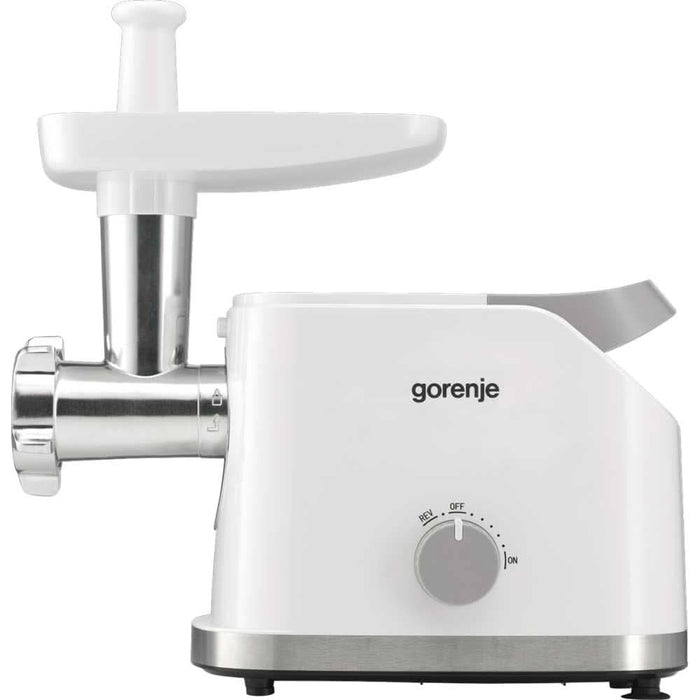 Masina de tocat carne GORENJE MG1802SJW, 2.1kg/min, 1800W, accesoriu feliere/razuire/suc de rosii, alb-argintiu WALTI