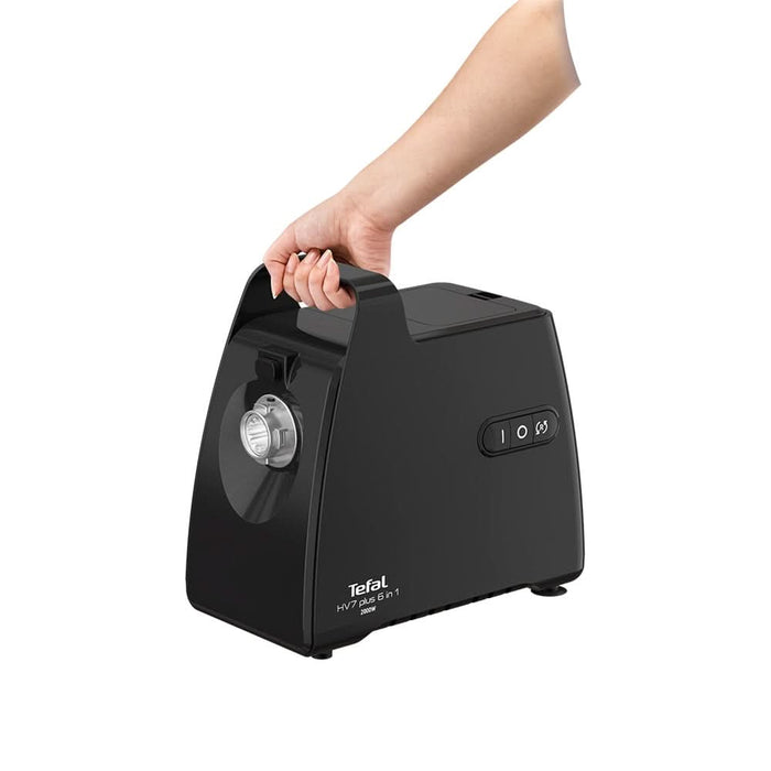 Masina de tocat carne TEFAL NE553838, 2.8kg/min, 2000W, accesoriu carnati/suc de rosii/kebbe, negru WALTI