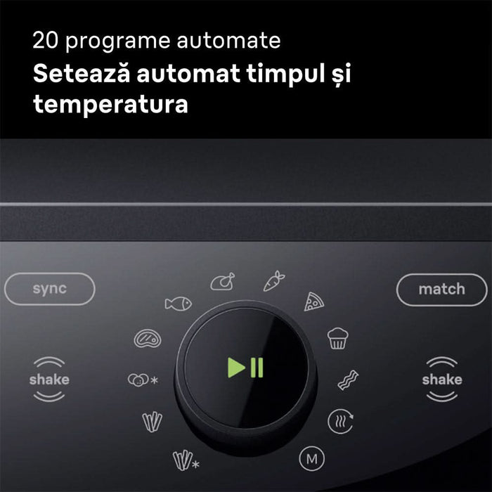 Friteuza cu aer cald dubla BRAUN TwinCook 5 TD5073, 10l, 2.5kg, 2850W, negru-gri inchis WALTI