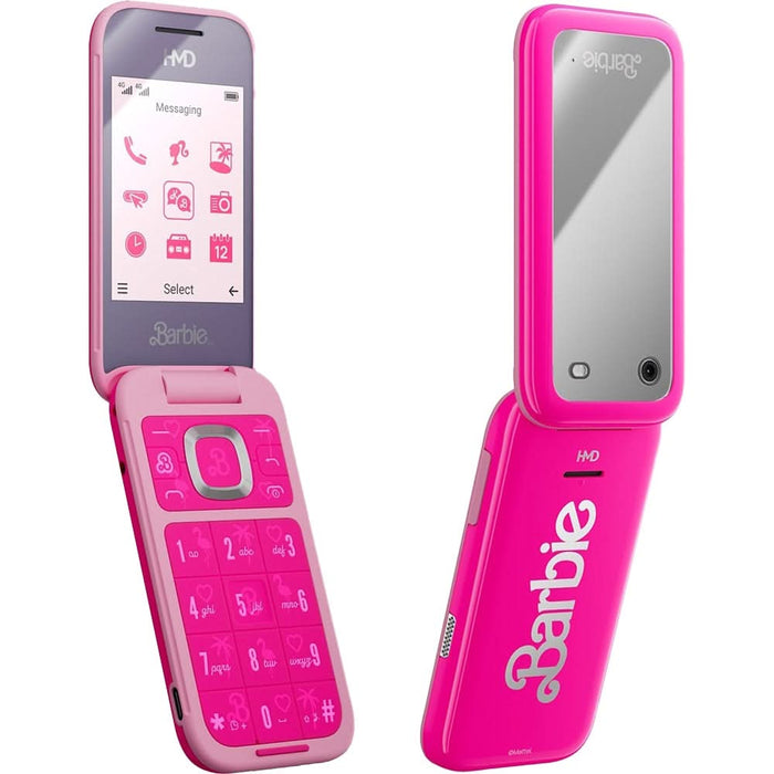 Telefon HMD Barbie Phone, 128MB, 64MB RAM, 4G, Dual SIM, Pink - WALTI WALTI