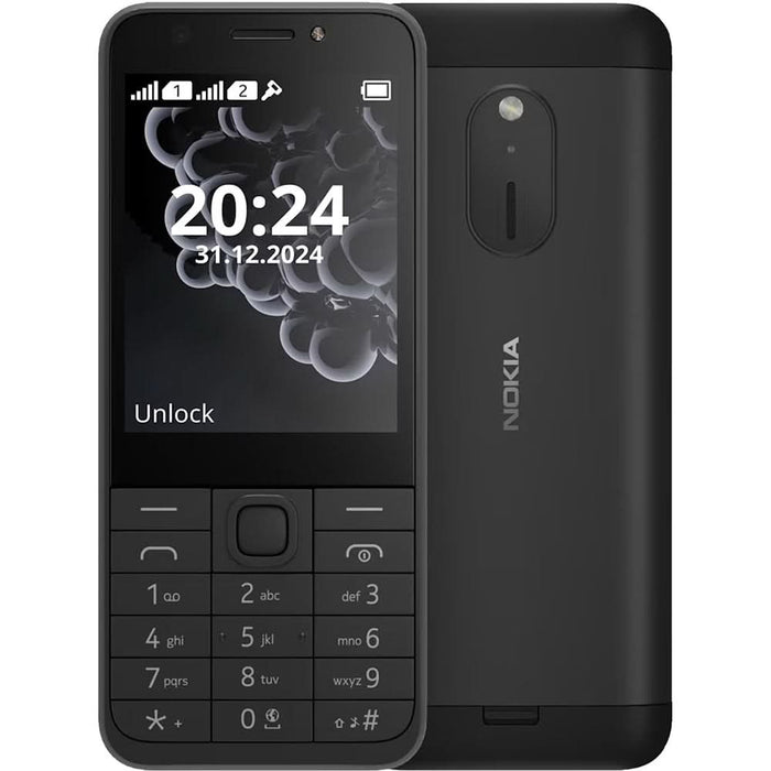 Telefon NOKIA 230 2024, 8MB RAM, 2G, Dual SIM, Black - WALTI WALTI