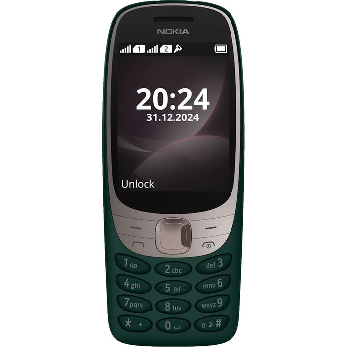 Telefon NOKIA 6310 2024, 16MB RAM, 2G, Dual SIM, Dark Green - WALTI WALTI