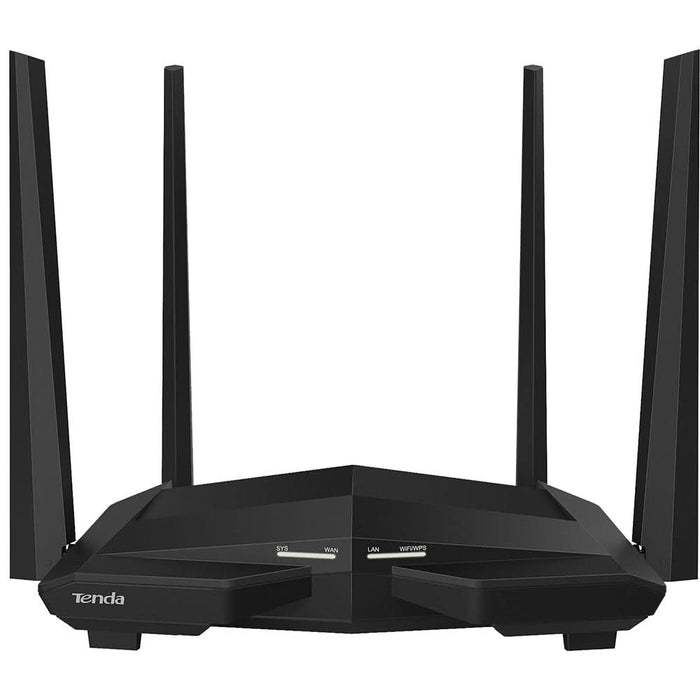 Router Wireless Gigabit TENDA AC10 AC1200, Dual-Band 300 + 867 Mbps, negru WALTI