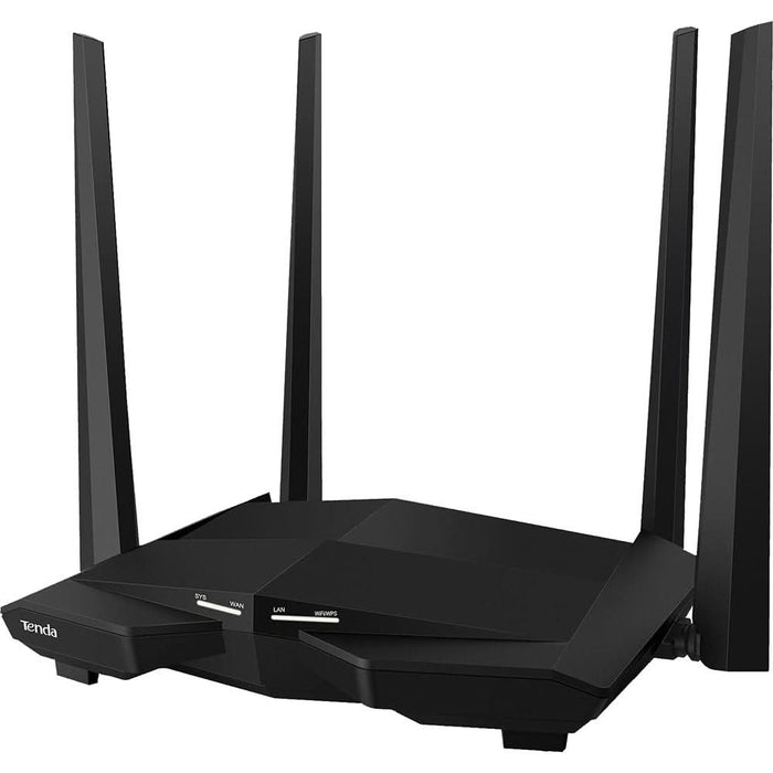 Router Wireless Gigabit TENDA AC10 AC1200, Dual-Band 300 + 867 Mbps, negru WALTI
