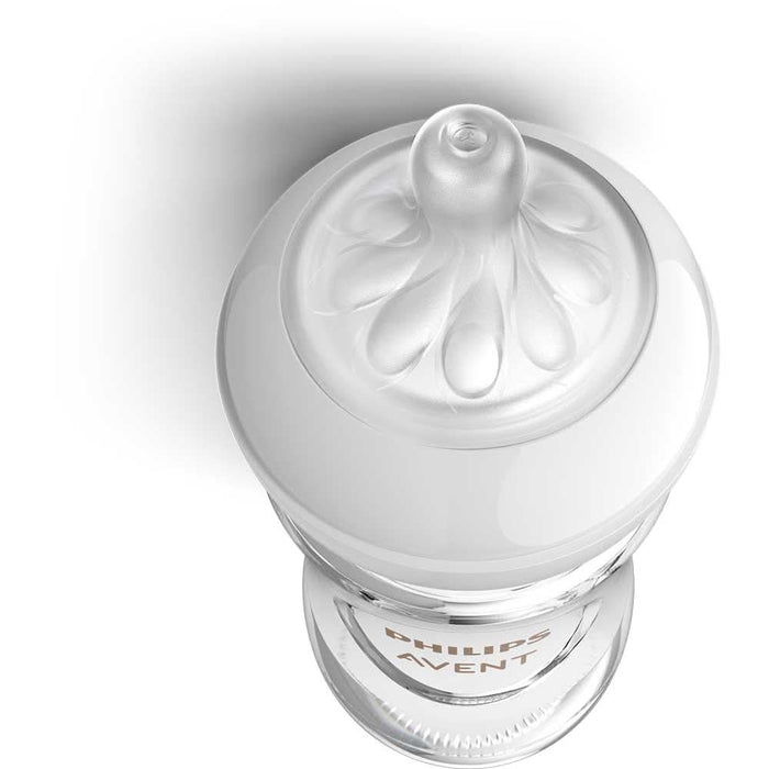 Set PHILIPS AVENT Natural Response SCD878/11: biberon 120ml + 2 biberoane 240ml + suzeta, flux lent, 0 luni+, multicolor WALTI
