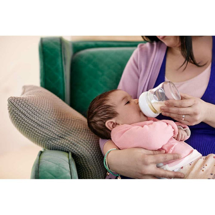 Set PHILIPS AVENT Natural Response SCD878/11: biberon 120ml + 2 biberoane 240ml + suzeta, flux lent, 0 luni+, multicolor WALTI