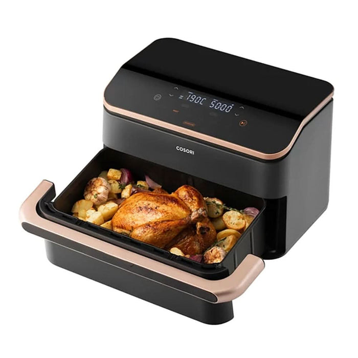 Friteuza cu aer cald dubla COSORI CAF-TF101S-AEUR-204A, 10l, 2800W, negru-auriu WALTI
