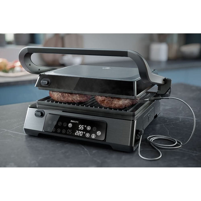 Gratar electric PHILIPS Seria 7000 HD6307/70, 2200W, negru WALTI
