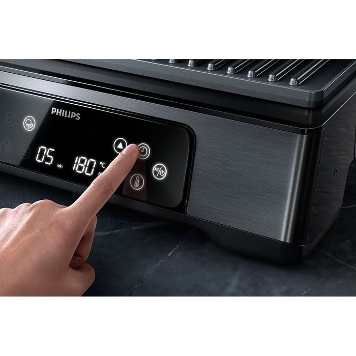 Gratar electric PHILIPS Seria 7000 HD6307/70, 2200W, negru WALTI