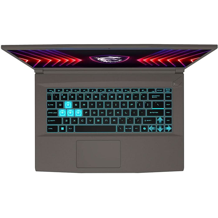 Laptop Gaming MSI Thin 15 B12VE-2673XRO, Intel Core i5-12450H pana la 4.4GHz, 15.6" Full HD, 16GB, SSD 512GB, NVIDIA GeForce RTX 4050 6GB, Free DOS, negru WALTI