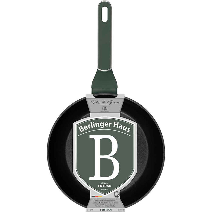 Tigaie BERLINGER HAUS BH 8151, 24cm, aluminiu, verde mat WALTI