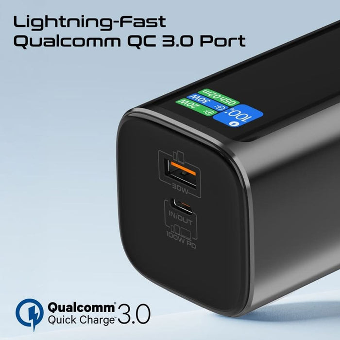 Baterie externa PROMATE Titan-130RC, 20000 mAh, 1x USB-A, 1x USB-C, gri WALTI