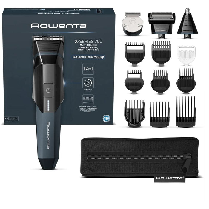 Aparat de tuns ROWENTA X Series 700 TN9650E0 14 in 1, acumulator, 270 min autonomie, negru WALTI