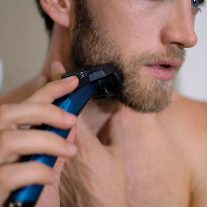 Aparat de tuns barba BABYLISS T890E, acumulator, 120 min autonomie, albastru WALTI