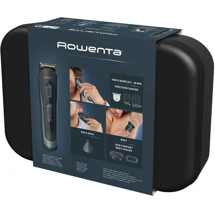 Aparat de tuns ROWENTA TN9444E0 Selectium 15in1, acumulator, 120 min autonomie, negru-verde WALTI