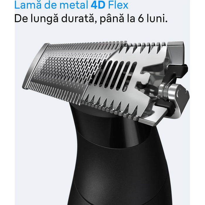 Aparat hibrid de barbierit si tuns barba BRAUN Series X XT3100, Wet&Dry, 45 min autonomie, 1 element de taiere, husa, negru WALTI