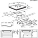 Plita incorporabila AEG TO64IB00IB, Inductie, 4 arzatoare, Touch Control, negru - WALTI WALTI