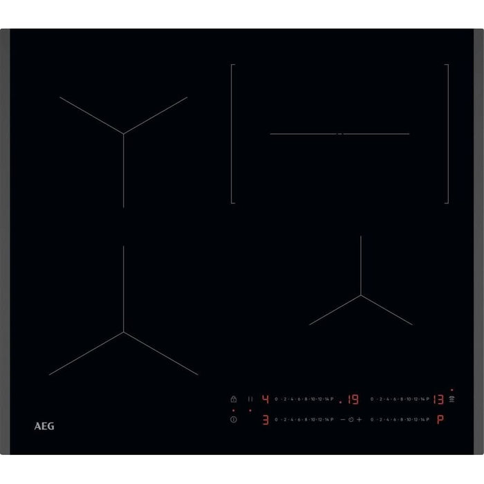 Plita incorporabila AEG TO64IC00FB, Inductie, 4 arzatoare, Touch Control, negru WALTI