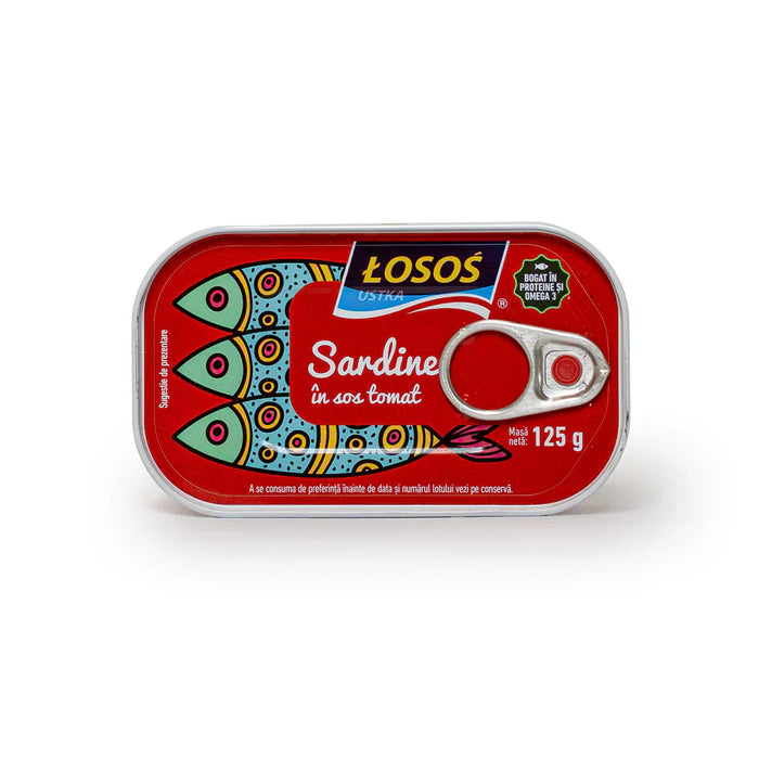 LOSOS Sardine in Sos Tomat 125 g - WALTI WALTI
