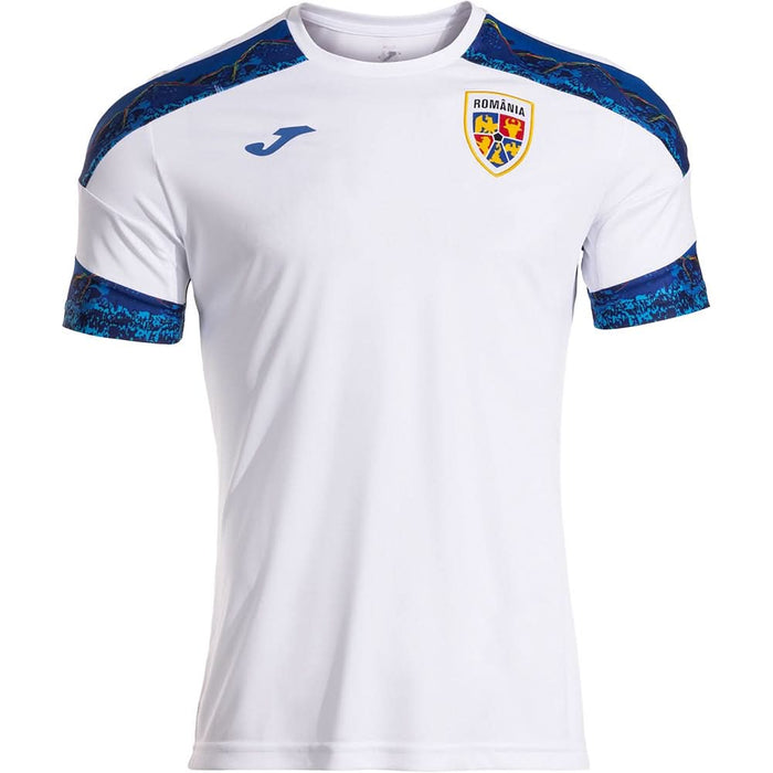 Tricou fotbal de antrenament JOMA Echipa nationala de Fotbal a Romaniei 2025, marimea S, alb WALTI
