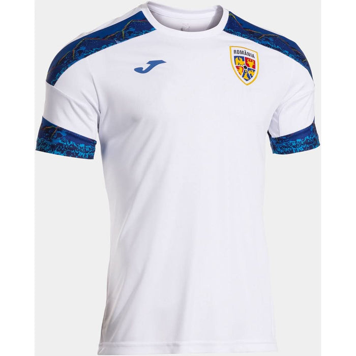 Tricou fotbal de antrenament JOMA Echipa nationala de Fotbal a Romaniei 2025, marimea S, alb WALTI