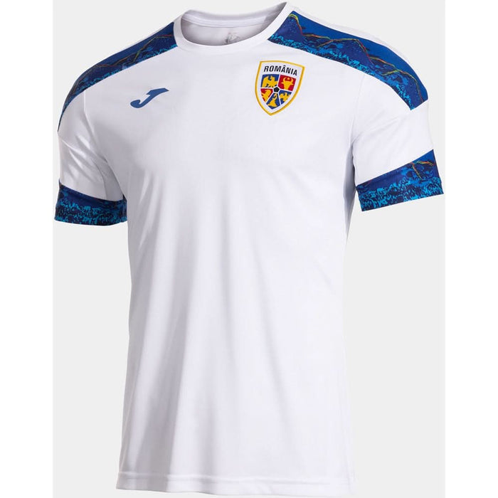 Tricou fotbal de antrenament JOMA Echipa nationala de Fotbal a Romaniei 2025, marimea S, alb WALTI